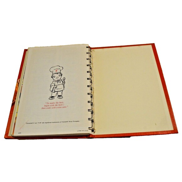 First Edition Cooking with Soup A Campbell Cookbook 1965 Spiral Bound Hardcover - Picture 7 of 9